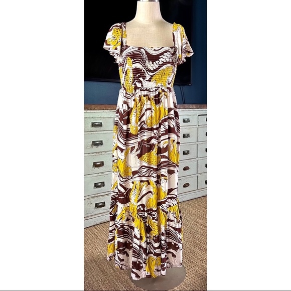 Anthropologie Dresses & Skirts - Anthropologie Whimsical Panther Maxi Dress M